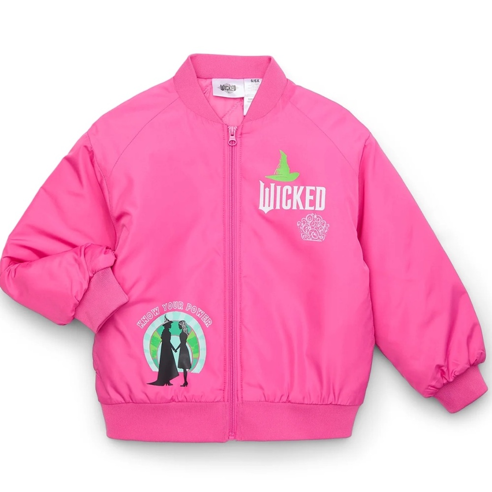 Wicked movie pink Bomber jacket